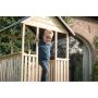 Exit Toys legehus Panorama 300 med rutsjebane træ 2,7 m²