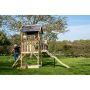 Exit Toys legehus Panorama 500 med rutsjebane træ 3,7 m²