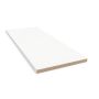 Bordplade laminat snow white 4100x635x28 mm