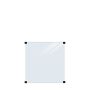 Plus glashegn lamineret klar 90x91 cm 