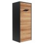 Camargue sideskab MIDI sort 40,2x98,4x32,7 cm