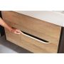 Camargue badeskab sort/eg 80x50,7x44,7 cm