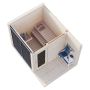 Palmako sauna Sarah ubehandlet 3,8+2,1 m² 