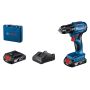 Bosch Professional akku bore-/skruemaskine 185-LI 2,0 ah m/batteri & lader 