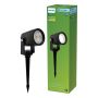 Philips udendørslampe Reuel sort