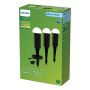 Philips bedlampe Edwina 1,5W 24V sort 3-pak