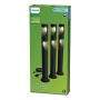 Philips pedestal udendørs sort 24V H70 cm 3 pak