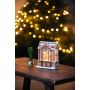 Konstsmide LED julepynt peberkagehus m/timer H22 cm