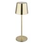 Globo Vancouver bordlampe LED IP44 dæmpbar metal guld H28 cm
