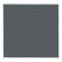 Plus komposithegn Artura grå 180x175 cm 