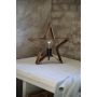 Markslöjd Estrella bordlampe stjerne E27 træ H38,5 cm