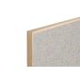 Softboard opslagstavle lysegrå/træ 58,5x38,5 cm