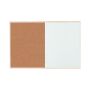 Kombitavle kork/whiteboard 60x40 cm