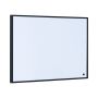Whiteboard hvid m/sort ramme magnetisk 58,5x38,5
