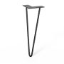 Møbelben Roxor II skrå sort 406 mm