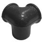 Rusticline Y-stykke t/hyldesystem RT-7 sort 3/4″  