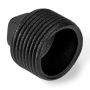 Rusticline endestykke t/hyldesystem RT-16 sort Ø25 mm 2 stk.