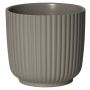 Lauvring krukke Olivia keramik taupe Ø14 cm