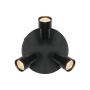 Nordlux Boston loftlampe 3xGU10 metal sort Ø20 cm