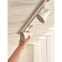 Nordlux Eik Link spotskinne 3xGU10 metal hvid 107 cm