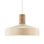 Nordlux Elvas pendel E27 metal/marmor beige Ø37,5 cm