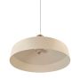 Nordlux Elvas pendel E27 metal/marmor beige Ø37,5 cm