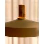 Nordlux Elvas pendel E27 metal/marmor beige Ø37,5 cm
