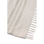 Mattbolaget Hällevikstrand tæppe off-white bomuld 75x135 cm