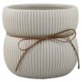Krukke keramik beige Ø14,2 cm