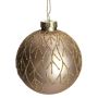 Det Gamle Apotek julekugle glas guld Ø8 cm