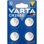 Varta knapcellebatterier CR2450 4 stk.