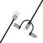Varta 3-i-1 multifunktionskabel Speed Charge 2 m