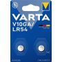 Varta knapcellebatteri V10GA (LR54) 2-pak