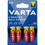 Varta batteri Longlife Max Power AA 4-pak