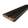 Frøslev facadebeklædning lamel lodret sort gran 22x120x3000 mm