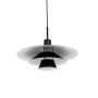 Dyberg Larsen pendel Kay sort E14 Ø30 cm