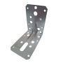 Jasa vinkelbeslag m/rib galv. stål 90x90x60x2 mm