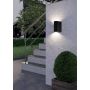 Eglo udendørs væglampe Scogliera sort LED