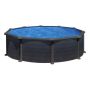 Swim & Fun pool med filtersystem & stige hvid Ø460x132 cm