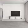 Wallmann vægpanel Design New White 2800x129x18 mm 4 stk
