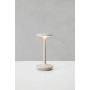 Markslöjd Petit grå genopladelig bordlampe