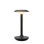 Markslöjd Petit sort genopladelig bordlampe