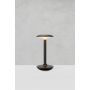 Markslöjd Petit sort genopladelig bordlampe