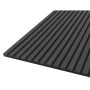 Akustikpanel Fanø sort eg 2440x520x18 mm