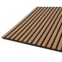 Akustikpanel Fanø olieret eg 2440x520x18 mm