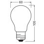 Osram LED kronepære Retrofit Classic A E27 1,8 W mat