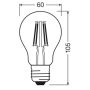 Osram LED kronepære Star Classic A klar E27 3,4 W