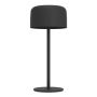 Eglo solcelle bordlampe Roccanova sort LED