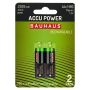 Bauhaus AA batteri Accu Power 2300 mAh 2 stk