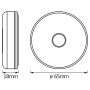 Osram genopladelig lampe Do-It Touch Slim